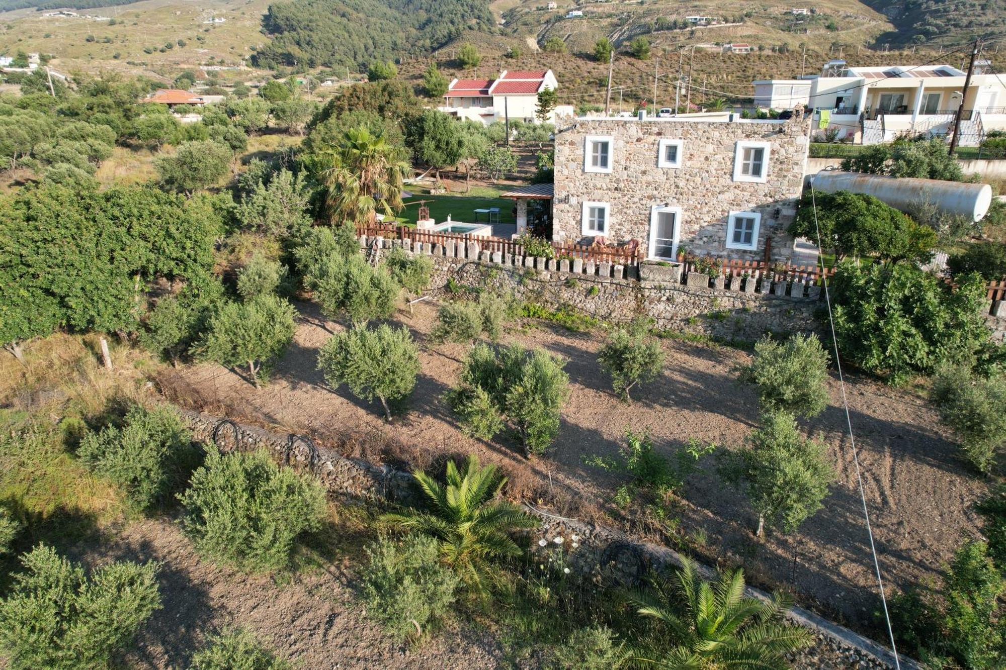 Traditional Kos Villa With Swimming Pool, Lawn Yard And Bbq Dış mekan fotoğraf