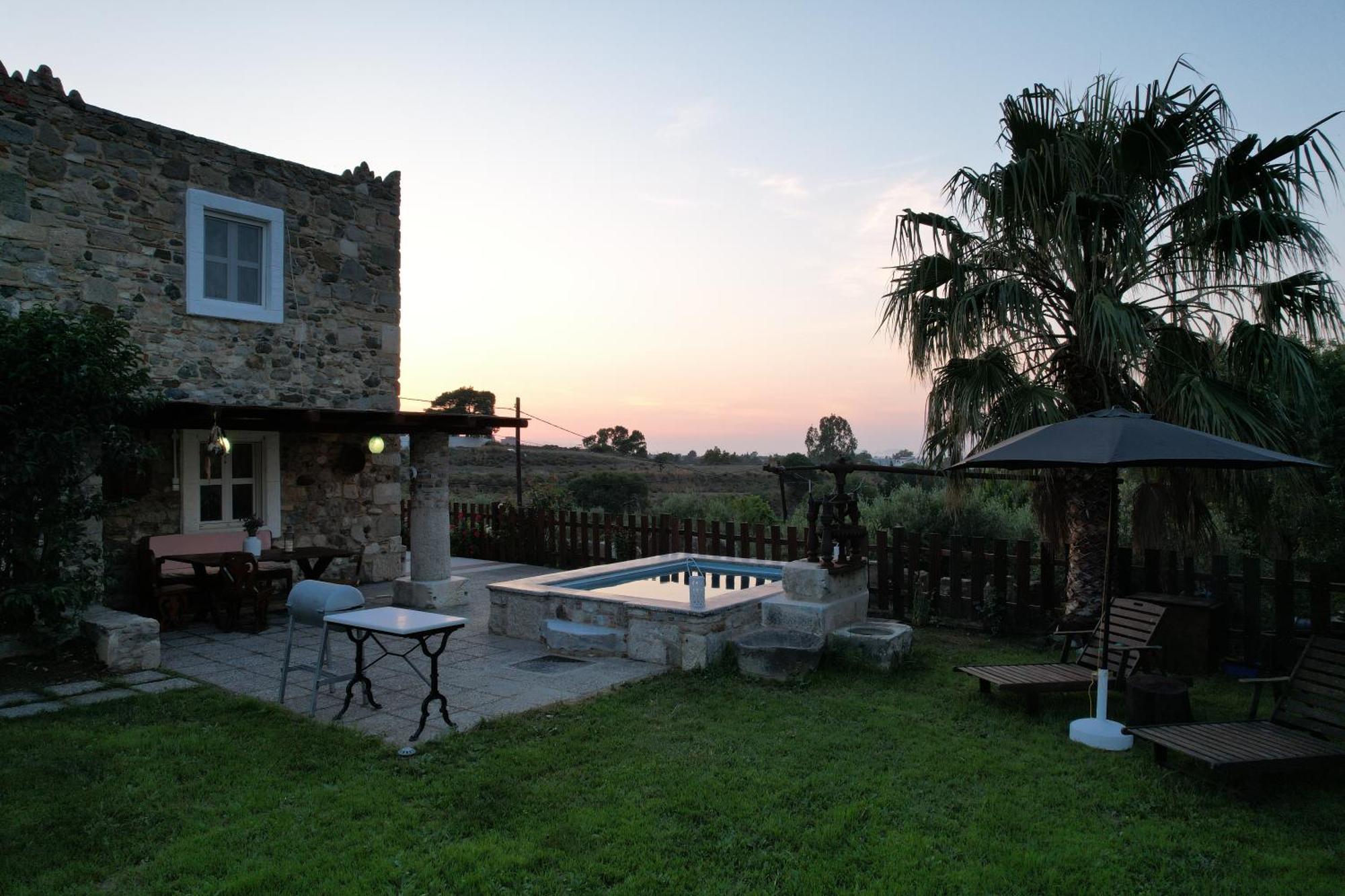 Traditional Kos Villa With Swimming Pool, Lawn Yard And Bbq Dış mekan fotoğraf